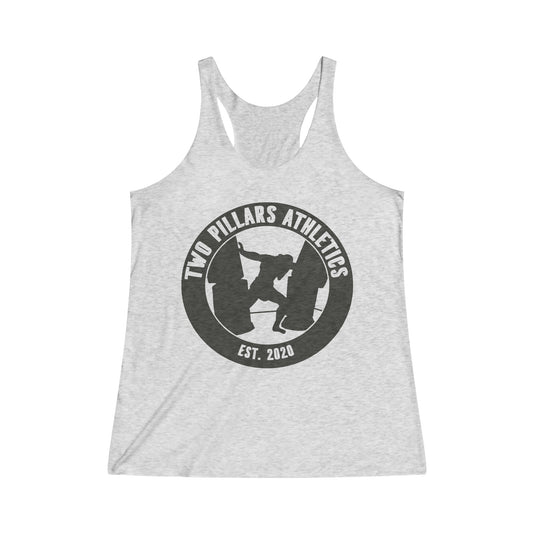 Women's Tri-Blend Racerback Tank - Classic Logo