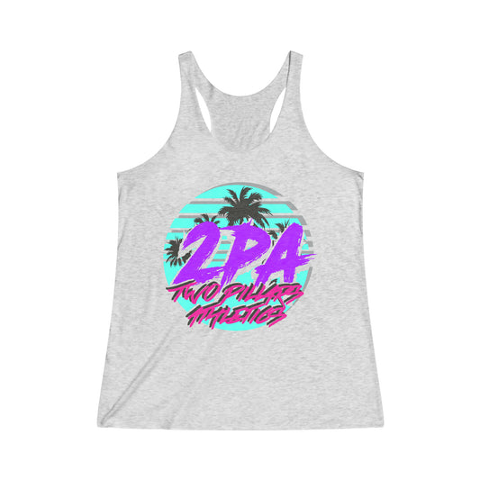 Women's Tri-Blend Racerback Tank - 2PA Rad