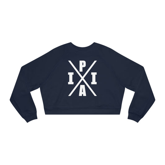 Women's Cropped Fleece Pullover - X Marks the Spot